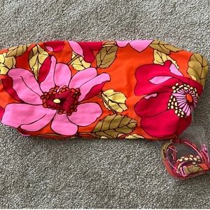 aerie floral bandeau bikini swim top floral with tags attached size large